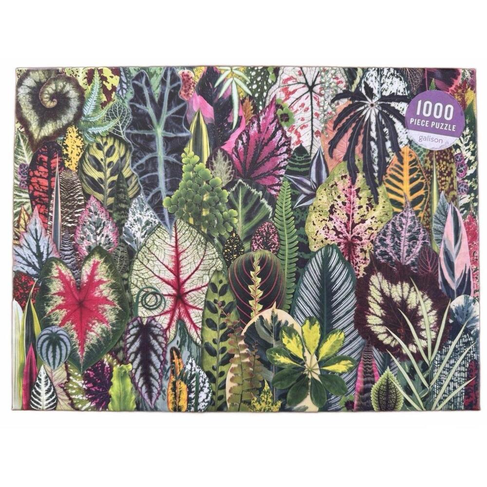 HOUSEPLANT JUNGLE 1000 Piece Jigsaw Puzzle 27" x 20" Poster VIBRANT Complete